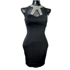 Black Bodycon Mini Dress